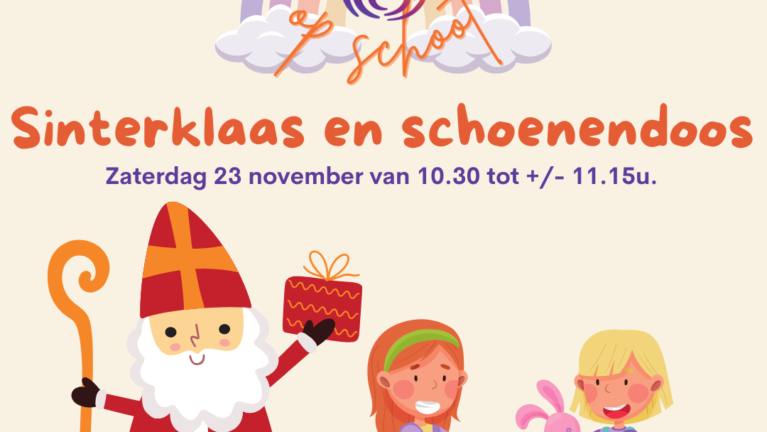 Sinterklaas en schoenendoos