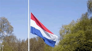 vlag halfstok